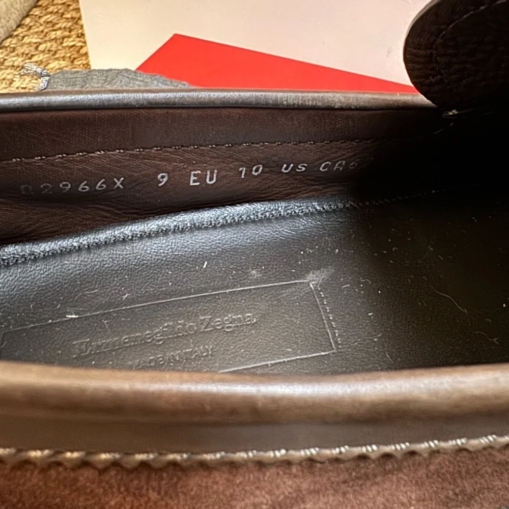 Zegna Suede Driving Loafers - Picture 7 of 8
